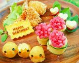 簡単♡ハムフラワーとポテサラの胡瓜ロール作り方5写真