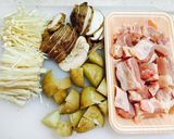 鶏肉とキノコのにんにくバター醤油作り方1写真