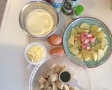 リメイクレシピ＊余ったパンでパングラタン作り方1写真