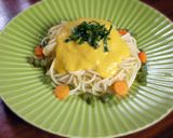 かぼちゃクリームソースの冷製パスタ♪作り方4写真