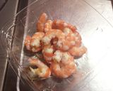 スペインバル風、エビと野菜のサラダ作り方4写真