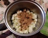 GF蒸しパン風リンゴタルト炊飯器-失敗編作り方1写真