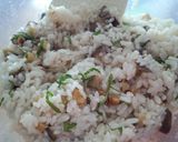 なすと大葉の甘味噌の焼きおにぎり作り方5写真
