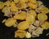 豚肉と沢庵のピリ辛炒め作り方4写真
