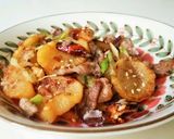 豚肉と沢庵のピリ辛炒め作り方5写真