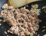 鶏ひき肉でもおいしいマーボーナス丼作り方5写真