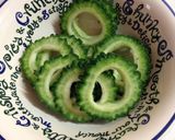 バラけない〜ゴーヤの輪っかかき揚げ作り方1写真