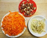 にんじんとナッツの炊き込みご飯作り方1写真