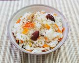 にんじんとナッツの炊き込みご飯作り方3写真