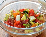 サンマの唐揚げ・塩麹入り彩り野菜ソース作り方7写真