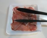 豚肉と茄子・パプリカ★ガーリック中華炒め作り方1写真