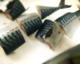 塩鯖の煮付け✿作り方1写真