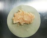 まるでチーズ?!餃子の皮でたらもサモサ作り方5写真