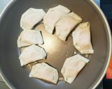 まるでチーズ?!餃子の皮でたらもサモサ作り方8写真