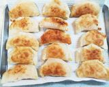 まるでチーズ?!餃子の皮でたらもサモサ作り方9写真