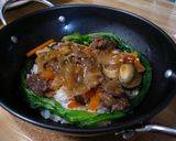 ビビンバ風焼肉丼作り方7写真