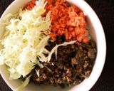 簡単★茶系の三色丼作り方7写真