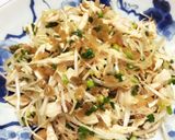 やみつき!ササミとねぎの搾菜和え作り方5写真