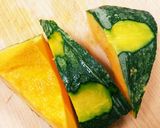 ごろごろかぼちゃスープ＋ココナッツオイル作り方1写真