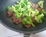牛肉とブロッコリーのにんにく醤油炒め作り方7写真