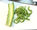 マジうま！ゴーヤとイカのかき揚げ作り方1写真