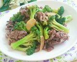 牛肉とブロッコリーのにんにく醤油炒め作り方9写真