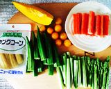 ☆コンソメスープで 野菜のテリーヌ ☆作り方1写真