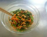 ツナとほうれん草の海苔酢和え作り方4写真