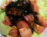 ほっと！レタスとトマトのもずくかけ作り方4写真