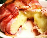 超簡単!カマンベールのベーコン包み焼き作り方6写真