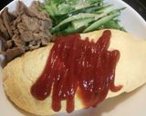 簡単☆巻かないオムライス作り方7写真