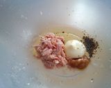 ツナと梅肉と大葉の手間なし冷製パスタ作り方2写真
