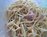 ツナと梅肉と大葉の手間なし冷製パスタ作り方4写真