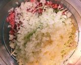 お好み焼き風メンチカツ作り方5写真