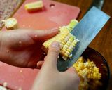 とうもろこしのかき揚げ作り方1写真