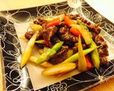 牛肉とアスパラのオイスターソース炒め作り方9写真