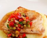 白身魚のポワレ＊彩り野菜ソース作り方7写真