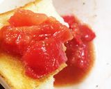 熟れたトマトで！夏バテ防止ブルスケッタ☆作り方3写真
