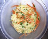 【米粉】残り物そうめんでモチモチ米粉焼き作り方3写真