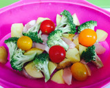 ササミとゴロっと野菜のとろ〜りチーズ蒸し作り方2写真