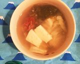 女性必見！白菜の漬物と梅とろろ昆布スープ作り方4写真