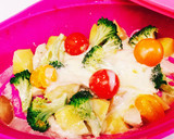 ササミとゴロっと野菜のとろ〜りチーズ蒸し作り方6写真