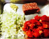 茄子とトマトのミートグラタン作り方2写真