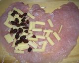 鶏胸肉のカレーピカタ　レーズン＆チーズ♪作り方1写真