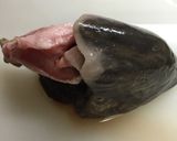 ホシ(マグロの心臓)の刺身作り方2写真