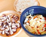 里芋ときのこの炊き込みご飯＊炊飯器＆鍋♪作り方3写真