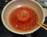 トマトの肉つめ作り方3写真