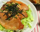 豚こまの味噌炒め丼作り方4写真