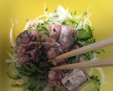 ゴーヤと鯖缶のおつまみサラダ作り方3写真