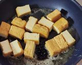 節約♡厚揚げきのこのバターしょうゆ炒め♡作り方3写真